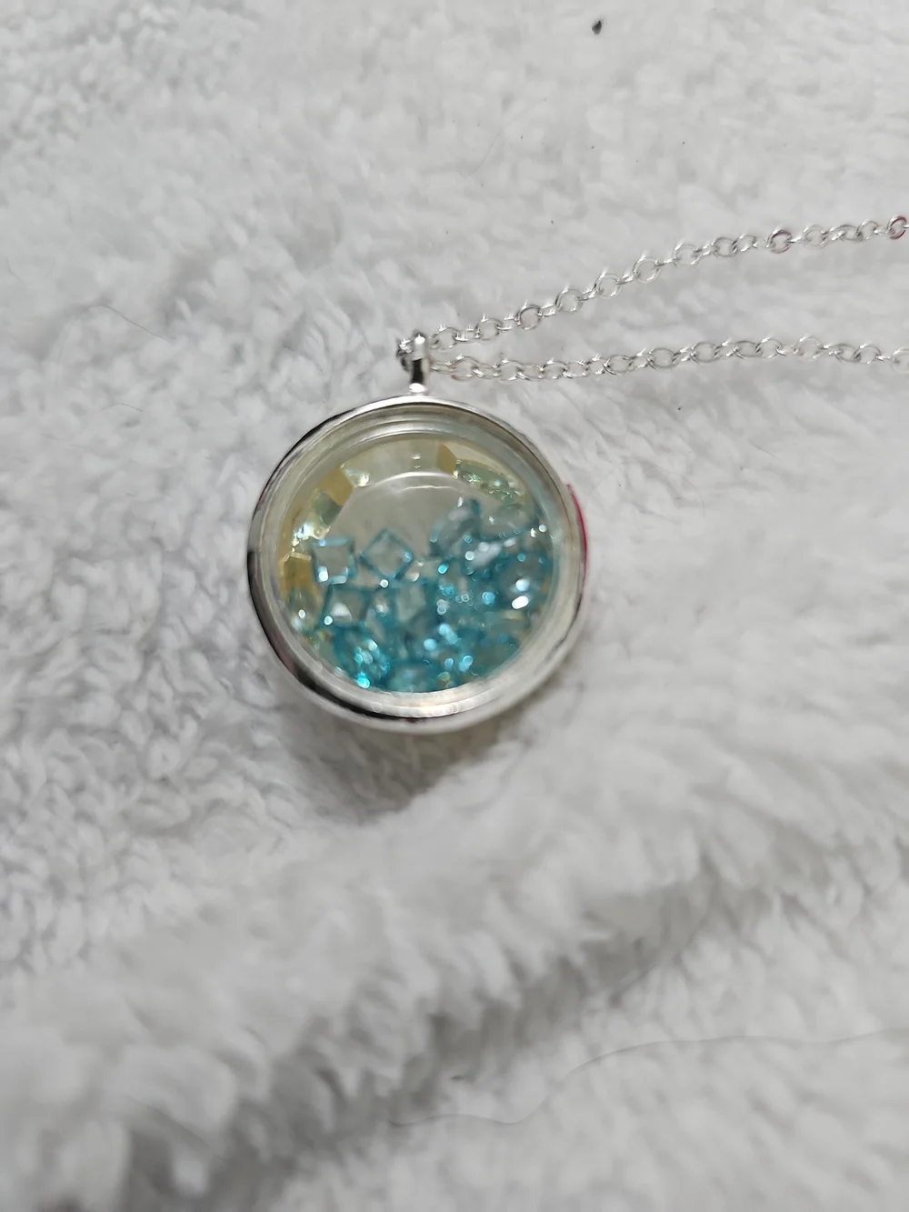 Studio 1886 March Birthstone Shaky Necklace & Stud Earring Set NIB